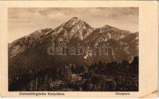 Fogarasi-havasok, Siebenbürgische Karpathen, Muntii Fagarasului; Königstein / Királykő / mountain. Jos. Drotleff Nr. 307. 1917