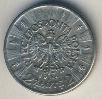 Lengyelország 1934. 2Zl Ag "Pilsudski" T:3