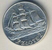 Lengyelország 1936. 2Zl Ag "Gdynia-i kikötő 15. évfordulója-hajó" T:3