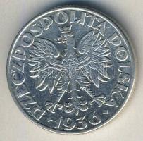 Lengyelország 1936. 2Zl Ag "Gdynia-i kikötő 15. évfordulója-hajó" T:3