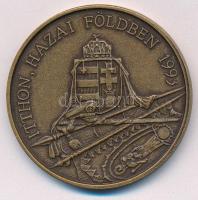 Bognár György (1944-) 1993. "Vitéz Nagybányai Horthy Miklós / Itthon hazai földben" bronz ...