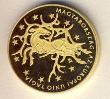 2004. 50.000Ft Au "Magyarország az EU tagja" 13,964g T:PP Csak 7000db!