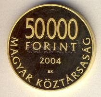 2004. 50.000Ft Au "Magyarország az EU tagja" 13,964g T:PP Csak 7000db!