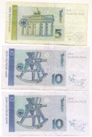 Német Szövetségi Köztársaság 1991. 5M + 1993. 10M (2x) T:III
German Federal Republic 1991. 5 Mark +...