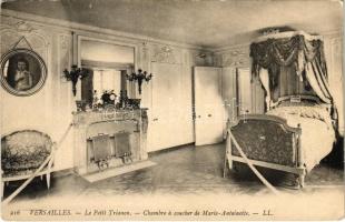 Versailles, Le Petit Trianon, Chambre a coucher de Marie Antoniette / castle interior (fa)