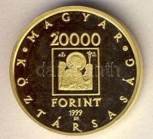 1999. 20.000Ft Au 6,982g "Államalapítás" T:PP Csak 3000db!