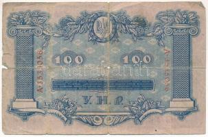 Ukrajna 1918. 100Hr "A 3535056" T:IV
Ukraine 1918. 100 Hryven "A 3535056" C:G