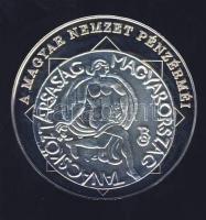 DN "A magyar nemzet pénzérméi - A Tanácsköztársaság próbaveret pénze" Ag emlékérem 10g T:P...