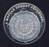 DN "A magyar nemzet pénzérméi - A háború kétnyelvű pénze" Ag emlékérem 10g T:PP Tanúsítván...