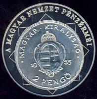 DN "A magyar nemzet pénzérméi - A pengő bevezetése" Ag emlékérem 10g T:PP Tanúsítvánnyal!