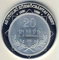 DN "A magyar nemzet pénzérméi - Az utolsó körmöcbányai veret" Ag emlékérem 10g T:PP Tanúsí...
