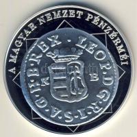 DN "A magyar nemzet pénzérméi - Egyetlen király pénze, a duarius" Ag emlékérem 10g T:PP Tanúsítvánnyal!