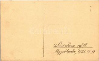 1926 Kolozsvár, Cluj; Református kollégium, háttérben a Farkas utcai templom / Calvinist boarding sc...