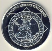 DN "A magyar nemzet pénzérméi - Az első magyar kétoldalú tallér" Ag emlékérem 10g T:PP Tan...