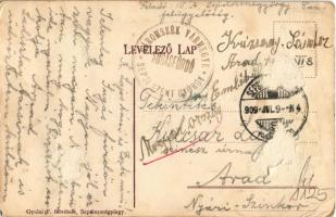 1909 Sugásfürdő, Baile Sugas (Sepsiszentgyörgy, Sfantu Gheorghe); Bölöni út. Gyulai F. felvétele / h...