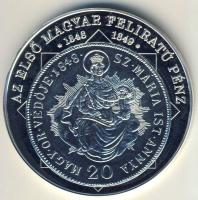 DN "A magyar nemzet pénzérméi - Az első magyar feliratú pénz" Ag emlékérem 10g T:PP Tanúsítvánnyal!