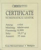 DN "A magyar nemzet pénzérméi - Az első magyar feliratú pénz" Ag emlékérem 10g T:PP Tanúsí...