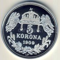DN "Királyi koronák/1909 5K - Aba Sámuel" Ag emlékérem 20g T:PP Csak 2000db, tanúsítvánnyal!