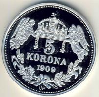 DN "Királyi koronák/1909 5K - I.Béla" Ag emlékérem 20g T:PP Csak 2000db, tanúsítvánnyal!