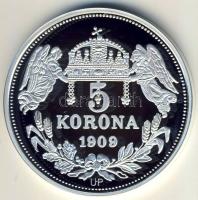 DN "Királyi koronák/1909 5K - Mária Terézia" Ag emlékérem 20g T:PP Csak 2000db, tanúsítvánnyal!
