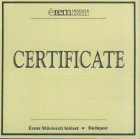 DN "Királyi koronák/1909 5K - Mária Terézia" Ag emlékérem 20g T:PP Csak 2000db, tanúsítván...