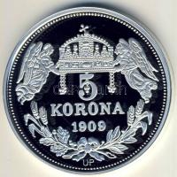 DN "Királyi koronák/1909 5K - III.László" Ag emlékérem 20g T:PP Csak 2000db, tanúsítvánnyal!