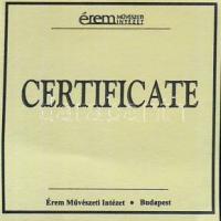 DN "Királyi koronák/1909 5K - III.László" Ag emlékérem 20g T:PP Csak 2000db, tanúsítvánnya...