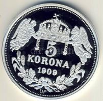 DN "Királyi koronák/1909 5K - Albert" Ag emlékérem 20g T:PP Csak 2000db, tanúsítvánnyal!