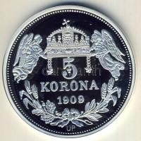 DN "Királyi koronák/1909 5K - I.János" Ag emlékérem 20g T:PP Csak 2000db, tanúsítvánnyal!