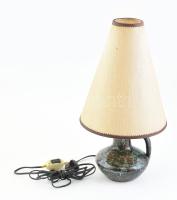 Designe kerámia lámpa, jelzett: Kerezsi Gyöngyi, hibátlan, működik. m: 47 cm
