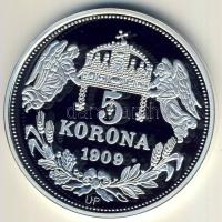 DN "Királyi koronák/1909 5K - II.István" Ag emlékérem 20g T:PP Csak 2000db, tanúsítvánnyal!