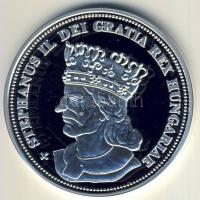 DN "Királyi koronák/1909 5K - II.István" Ag emlékérem 20g T:PP Csak 2000db, tanúsítvánnyal...