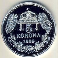 DN "Királyi koronák/1909 5K - Ottó" Ag emlékérem 20g T:PP Csak 2000db, tanúsítvánnyal!