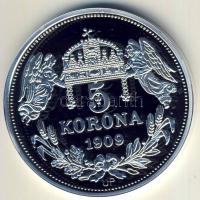 DN "Királyi koronák/1909 5K - II.Ulászló" Ag emlékérem 20g T:PP Csak 2000db, tanúsítvánnyal!