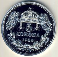 DN "Királyi koronák/1909 5K - II.Mátyás" Ag emlékérem 20g T:PP Csak 2000db, tanúsítvánnyal!