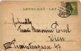 1908 Nagyszombat, Tyrnau, Trnava; Honvéd emlékszobor. Fischer Hugo kiadása / Hungarian military monu...