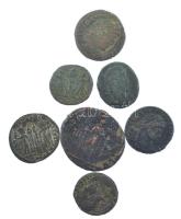 Római Birodalom 7db-os bronz érmetétel, közte I. Constantinus (3xklf) T:2,3- Roman Empire 7pcs bronze coin lot, within Constantinus I. (3xdiff) C:XF,VG