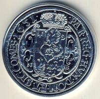 Erdély 1651. Thaler Ag II.Rákóczi György modern Ag utánverete 20g T:PP Csak 2000db, tanúsítvánnyal!