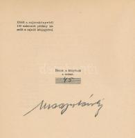 Magyar László: Grimasz. (Szegedi panoptikum II.) Linoleumba metszett karrikatúrák. Juhász Gyula elős...