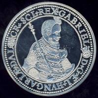 Erdély 1620. Thaler Ag Bethlen Gábor modern Ag utánverete 20g T:PP Csak 2000db, tanúsítvánnyal!