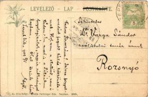 1906 Tátra, Magas-Tátra, Vysoké Tatry; Bélai mészkőhegység, Fekete víz völgy, Drechsler házikó a Dre...