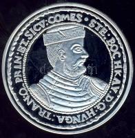Erdély 1605. Thaler Ag Bocskai István modern Ag utánverete 20g T:PP Csak 2000db, tanúsítvánnyal!