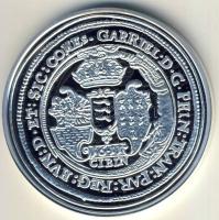 Erdély 1611. Thaler Ag Báthory Gábor modern Ag utánverete 20g T:PP Csak 2000db, tanúsítvánnyal!