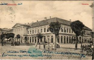 1911 Debrecen, Városháza, Tóth Gyula és Tóth Ferenc üzlete. Thaisz Arthur kiadása (fl)