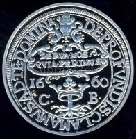 Erdély 1660. Thaler Ag Barcsay Ákos modern Ag utánverete 20g T:PP Csak 2000db, tanúsítvánnyal!