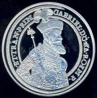 Erdély 1628. Thaler Ag Bethlen Gábor modern Ag utánverete 20g T:PP Csak 2000db, tanúsítvánnyal!