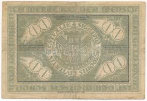 Németország / Weimari Köztársaság / Dortmund 1922. 100M szükségpénz T:III-
Germany / Weimar Republi...