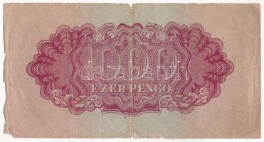 1944. 1000P "A Vörös Hadsereg Parancsnoksága" "OA 001888" T:III- beszakadások, k...