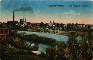 1923 Szatmárnémeti, Satu Mare; Szamos part / Somes riverside (EB)