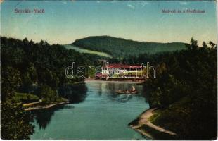 1912 Szováta-fürdő, Baile Sovata; Medve tó és fürdőházak / Lacul Ursu / lake and spa